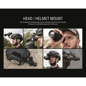 ATN Odin LT versatile mounting options enable hands-free use.