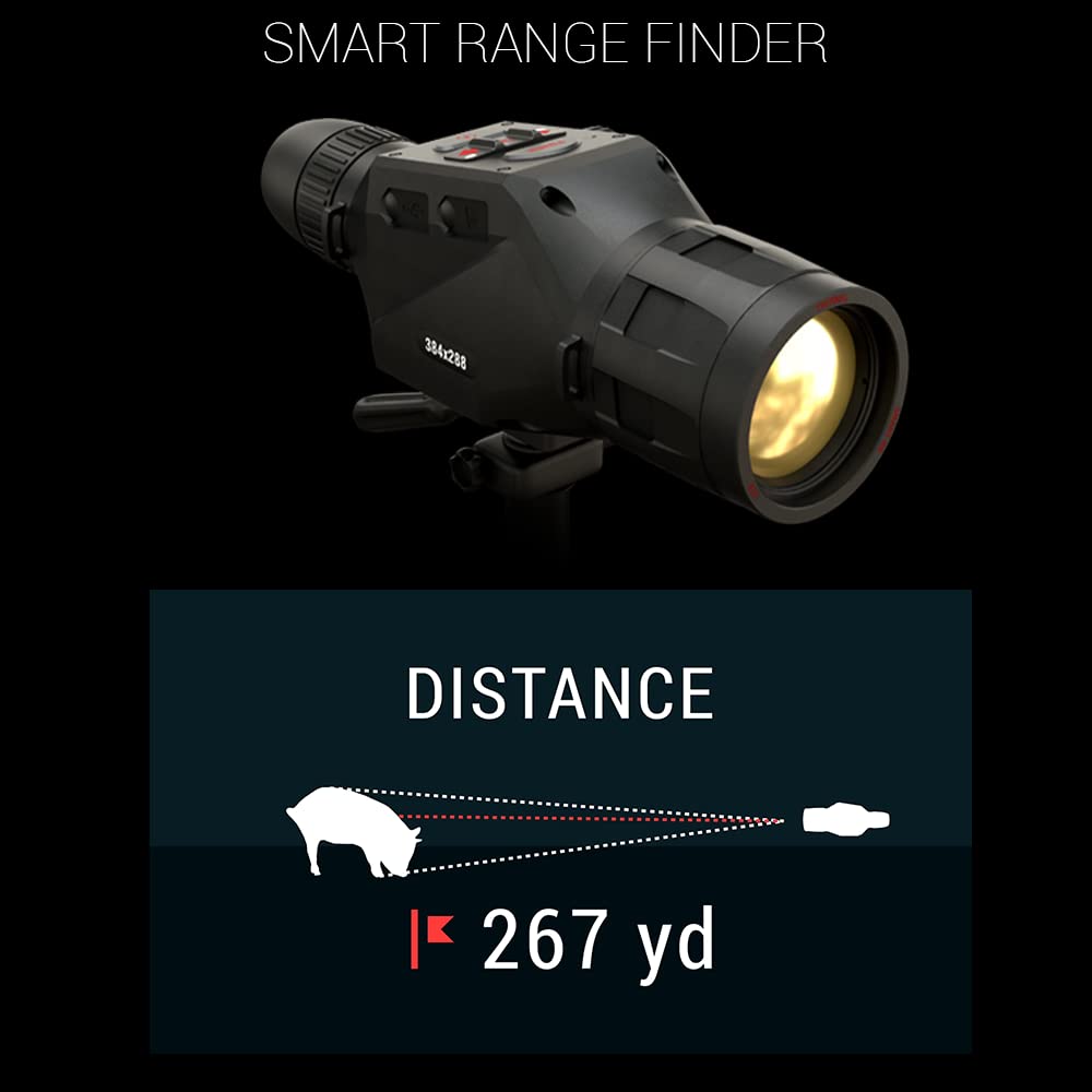 ATN OTS 4T 640 thermal monocular sensor closeup with ultra sensitive Gen 4 imaging