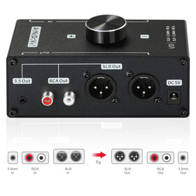 AtNeDcVh close-up of volume knob and indicators, precise adjustment benefit