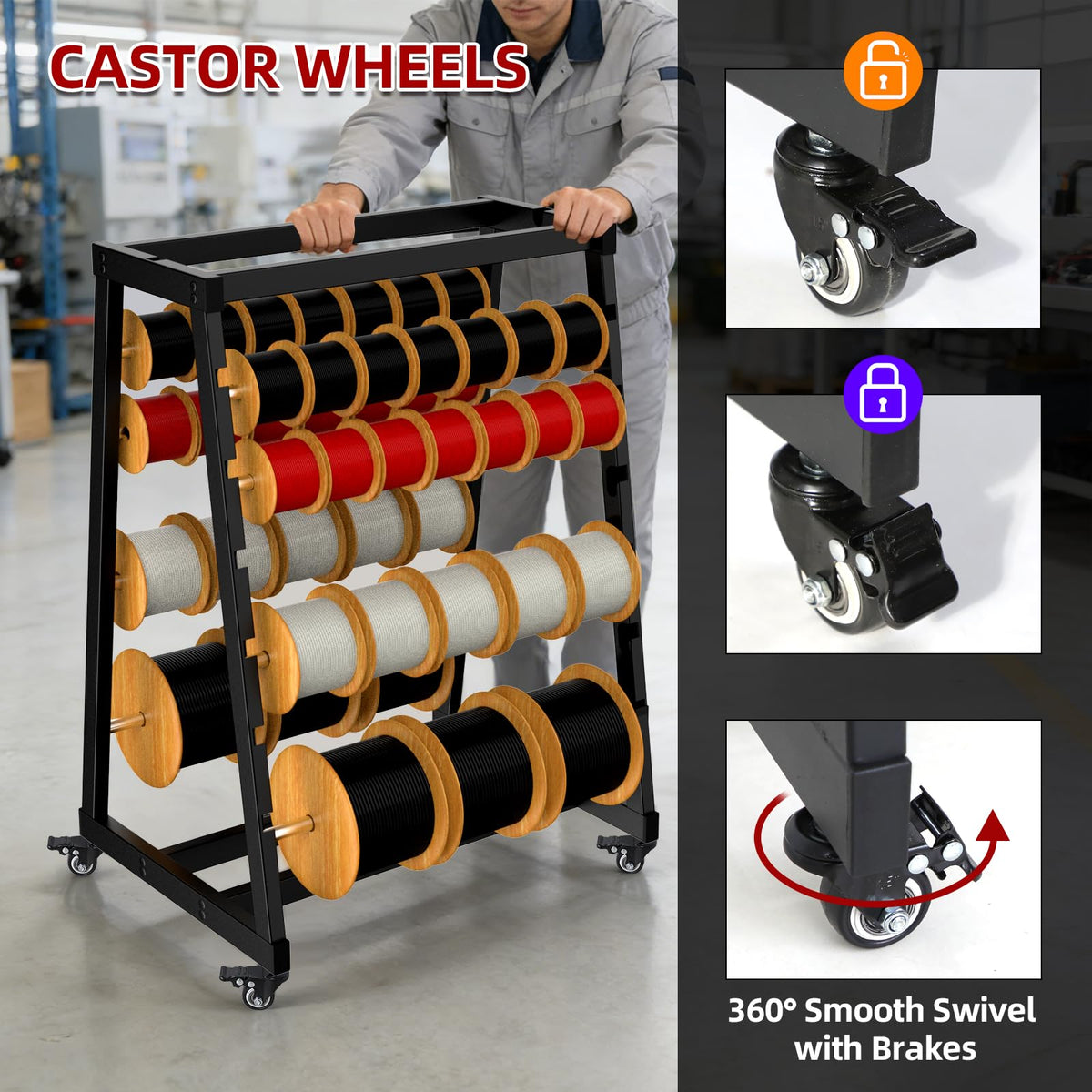 ATOLS quick-assembly design speeds setup and saves time.