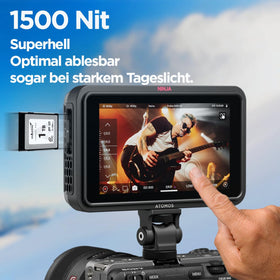 Atomos Ninja RAW camera control UI for on-set adjustments