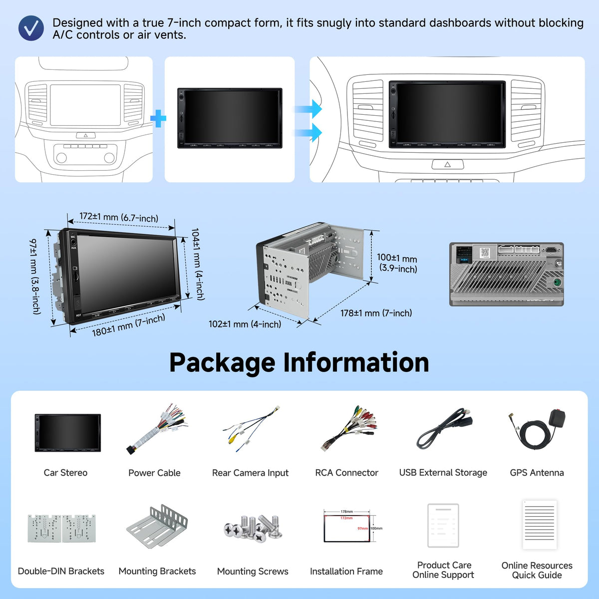 ATOTO A5L 12-month warranty and extended coverage options.
