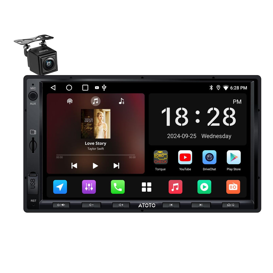 ATOTO A5L 7-inch dashboard display for navigation and apps