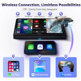 ATOTO A5L FindApps store enables installing popular apps for driving convenience.