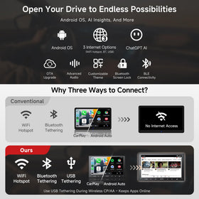 ATOTO A5L GPS navigation with built-in maps and traffic updates.