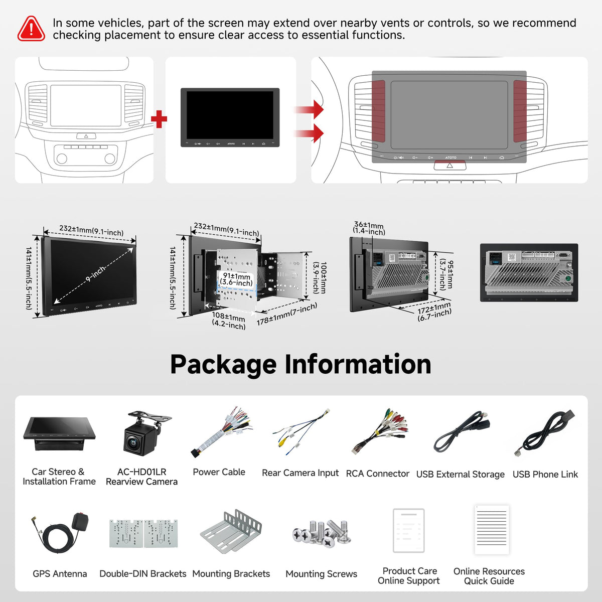 ATOTO A5L OTA upgrade support for new features.