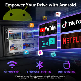 ATOTO A5L wireless CarPlay and Android Auto for seamless phone mirroring.