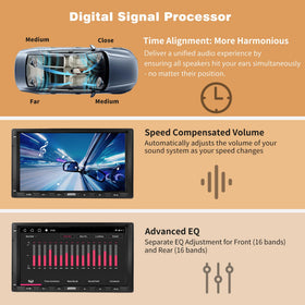 ATOTO S8 speed-compensated volume helps maintain comfortable music levels