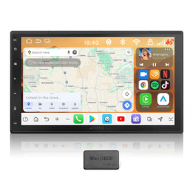 ATOTO S8L 7-inch display offers bright navigation visuals and app access