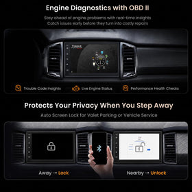 ATOTO S8L OBD Bluetooth scanner with Torque app for vehicle data