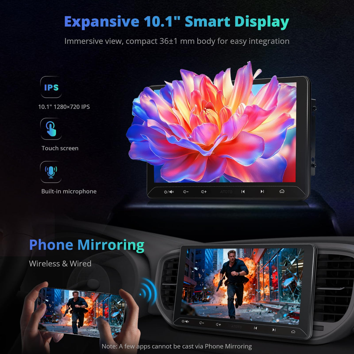 ATOTOEXCEL A5L DriveChat AI providing natural voice assistance on the road