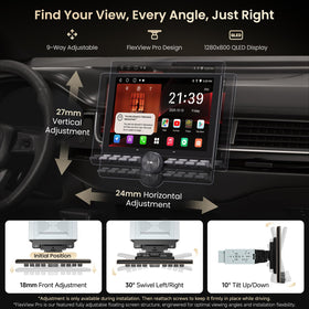 ATOTOOUT conversion kit enables clean single-to-double DIN installation in dashboards