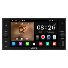 ATOTOZONE A5L 7-inch dash screen enabling wireless CarPlay and Android Auto