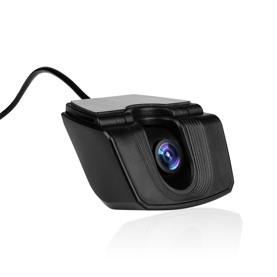 ATOTOZONE front view of dash cam showing compact design and clear lens benefit