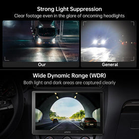 ATOTOZONE night vision sample frame showing improved low-light visibility
