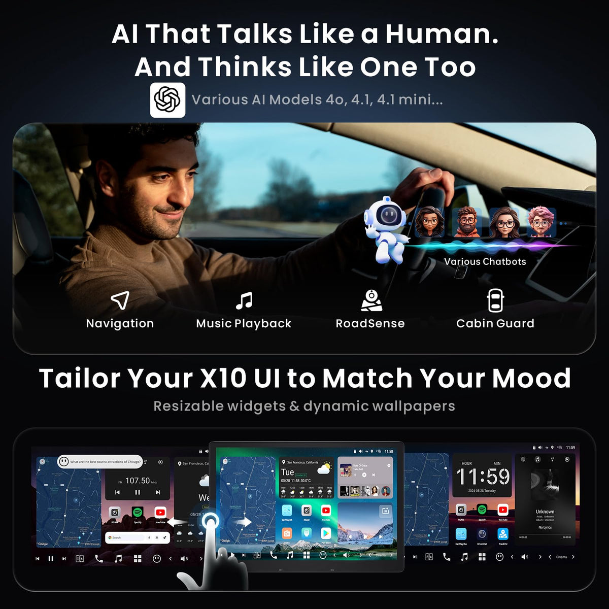 ATOTOZONE cellular and Wi‑Fi hotspot keeps maps and apps online.