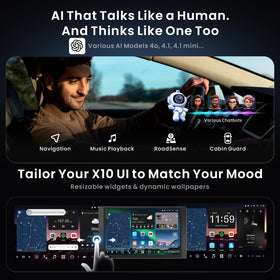 ATOTOZONE X10 DriveChat offers hands-free voice control for apps and routes.