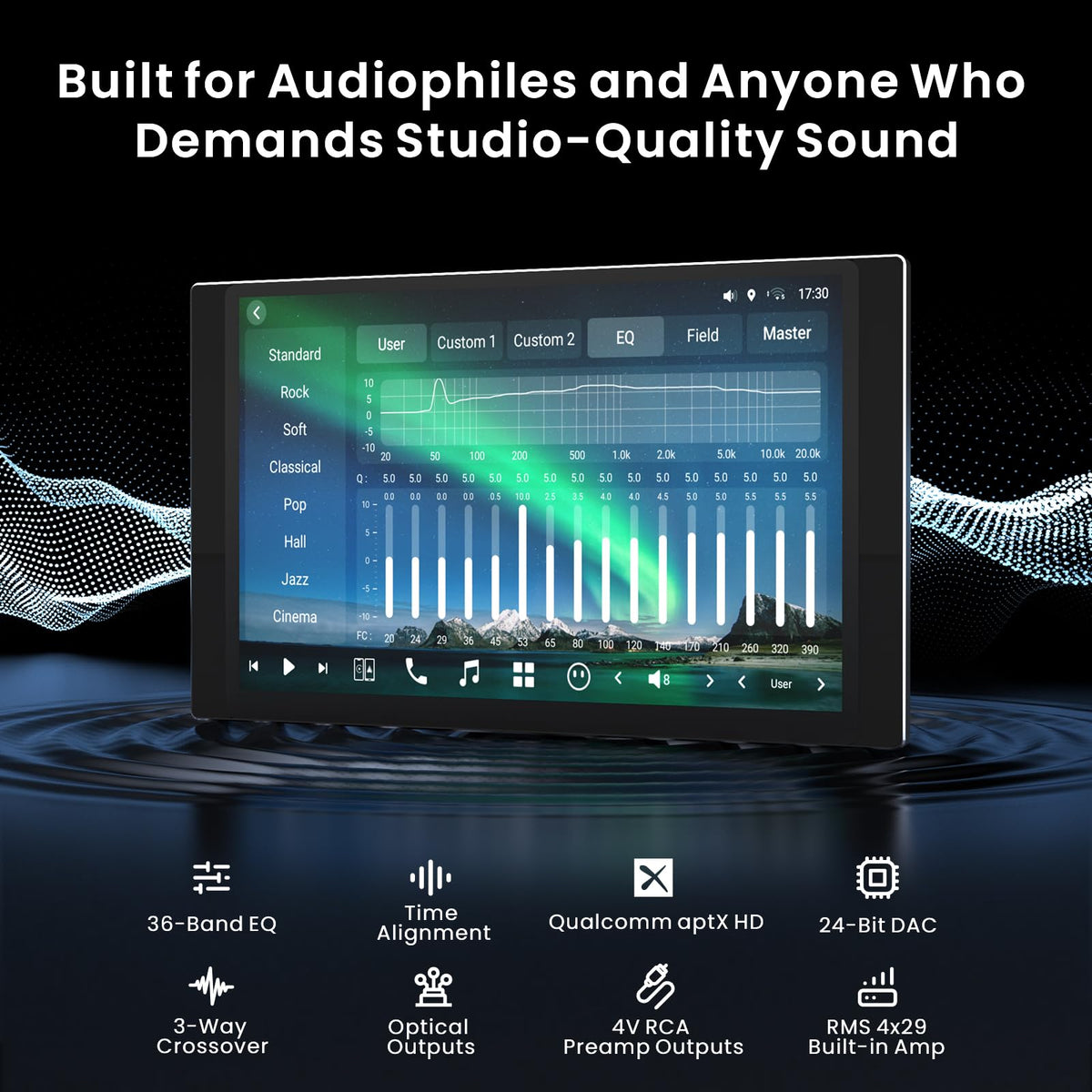 ATOTOZONE X10 DSP with 36-band EQ enables custom sound control.