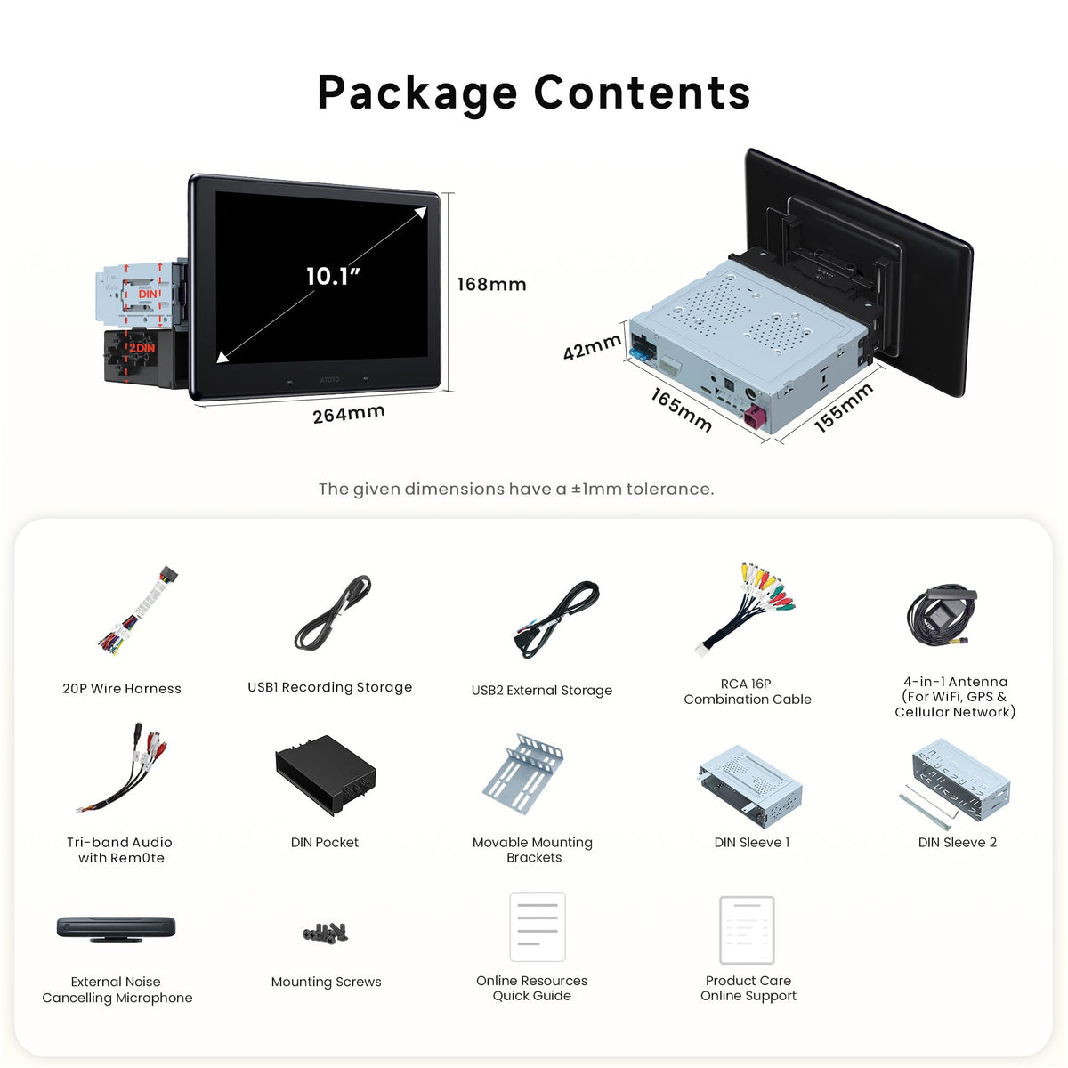 ATOTOZONE X10 dual cam recording captures front and rear views
