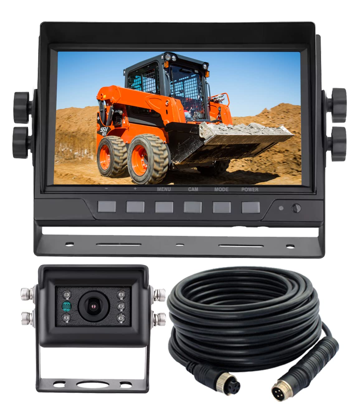 ATPTK 7-Inch 1080p AHD rear view camera system delivers clear reversing visibility