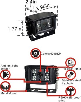 10G vibration-proof ATPTK camera for heavy equipment stability