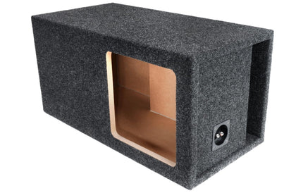 Atrend 12-inch SPL vented enclosure for Kicker L5/L7 with airtight construction and deep bass potential.