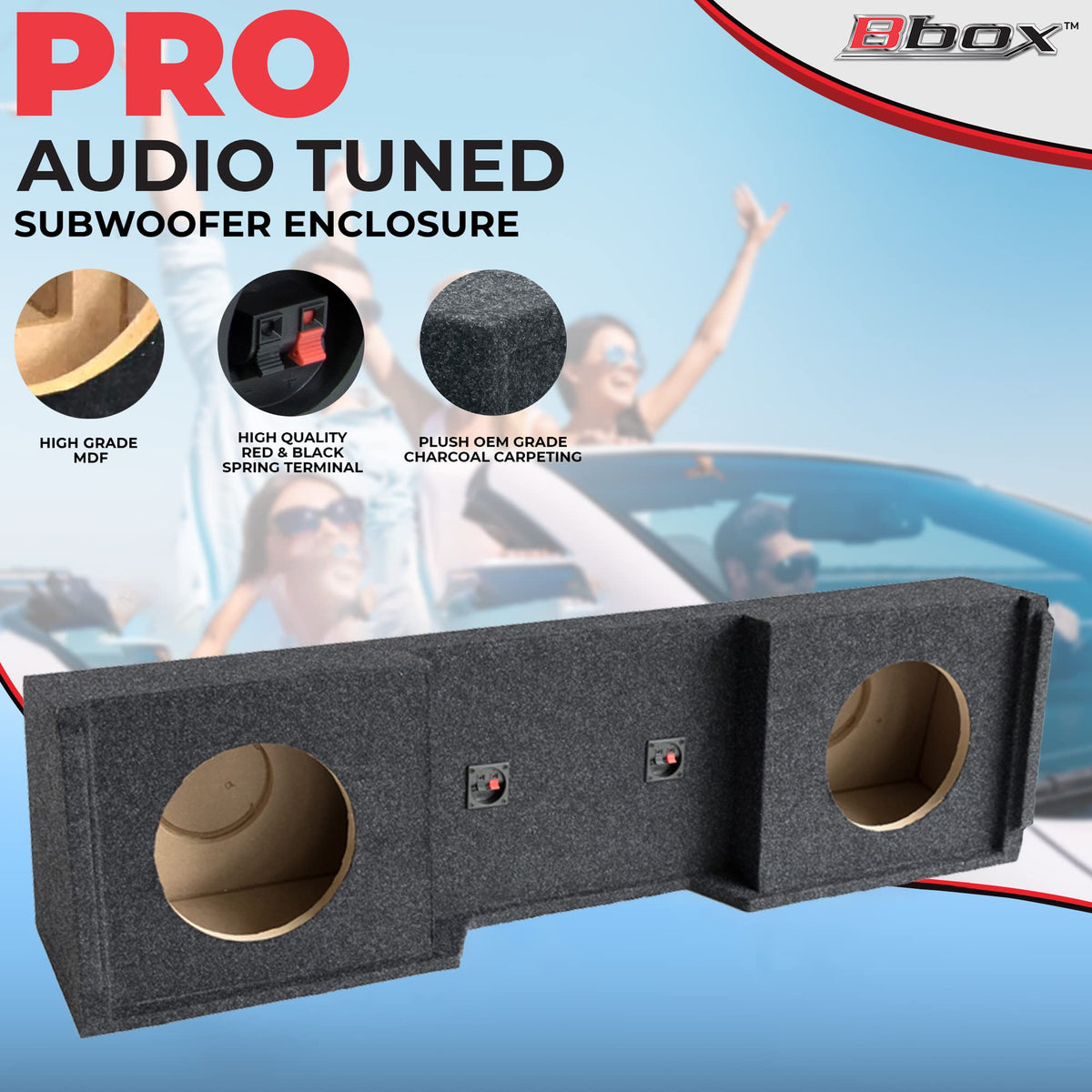 ATREND A152-12CP Bbox sturdy 3/4-inch MDF enclosure.