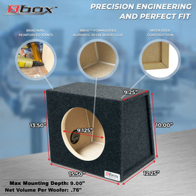 Atrend Bbox 10in sealed enclosure demonstrates premium 3/4 inch MDF construction