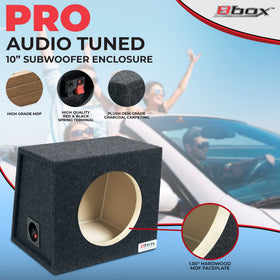 Atrend Bbox 10in sealed enclosure features red and black spring terminals for secure connections