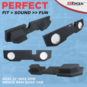 ATREND BBOX A202-12CP fits 2002-2018 Dodge Ram Quad Cab with OEM-style integration