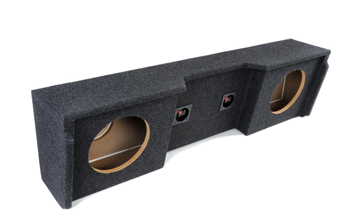 Atrend Bbox dual 10-inch sealed subwoofer enclosure under seat enhances bass clarity