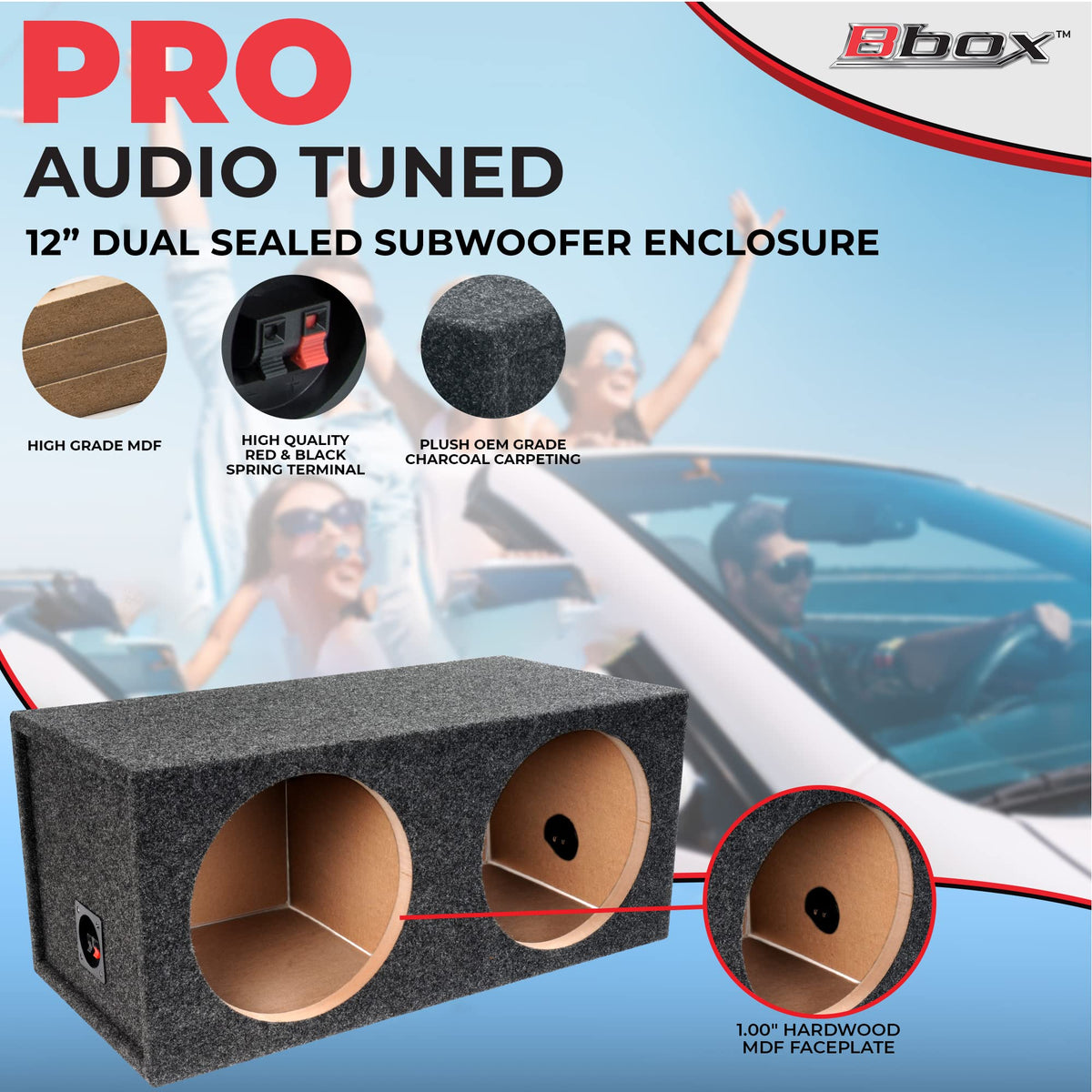 Atrend Bbox recessed side panels minimize leaks for clearer bass