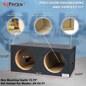 Atrend BBox E10D recessed side panels minimize air leaks and rattles.