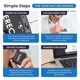 Attodigitl TileRec compact pocket design fits easily in a pocket
