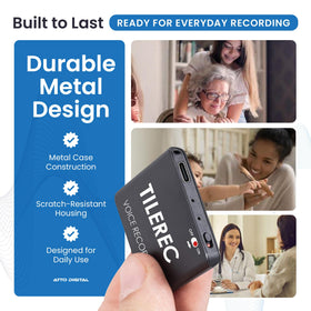 Attodigitl TileRec omnidirectional microphone sensor captures clear audio in open spaces