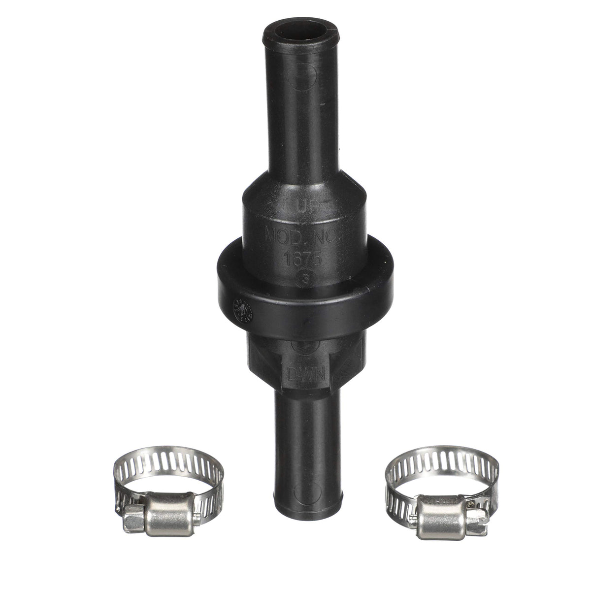 Attwood included hose clamps with surge protector for installation
