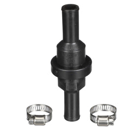 Attwood included hose clamps with surge protector for installation