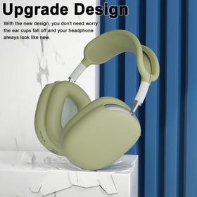 ATUAT close-up of earcup cover texture highlighting scratch resistance benefit