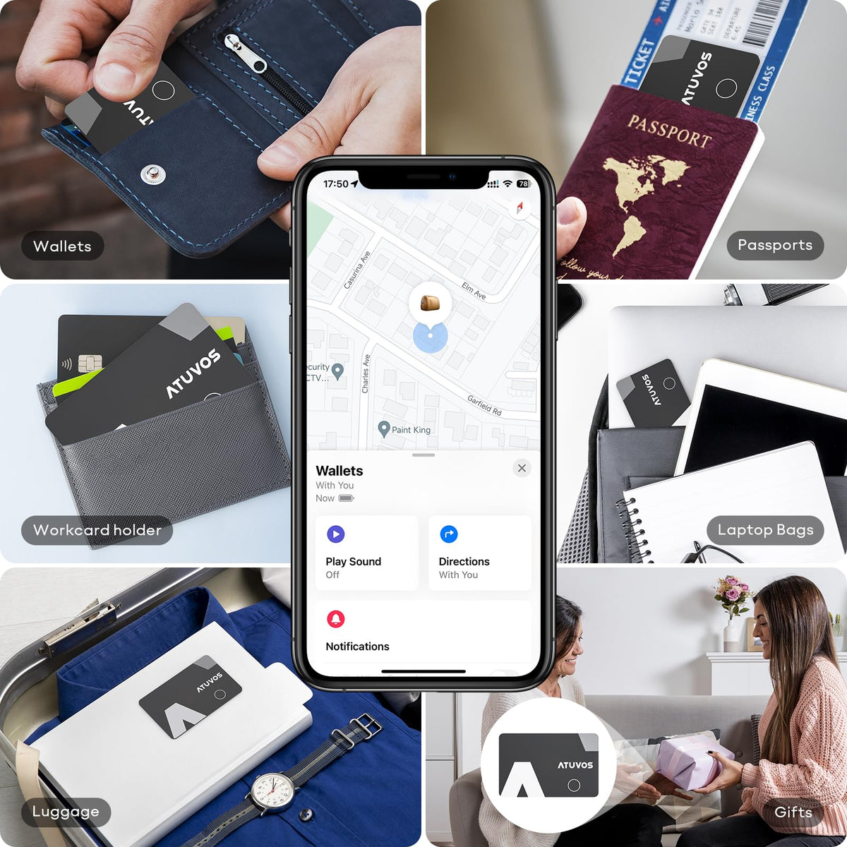 ATUVOS 3-year battery life supports long-lasting tracking.