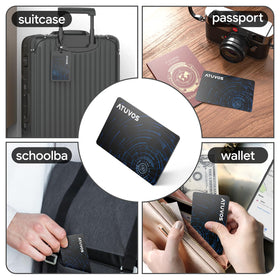 ATUVOS Air Tag Pro wireless charging on a Qi-certified charger.