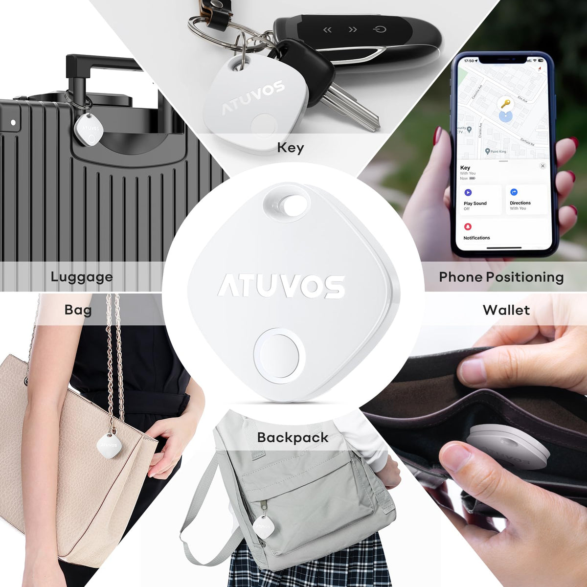 ATUVOS Air Tracker Tag battery replacement keeps it ready
