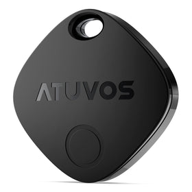 ATUVOS air tracker tag on a keychain helps locate keys quickly with Find My