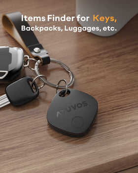 ATUVOS on travel backpack illustrating secure travel tracking