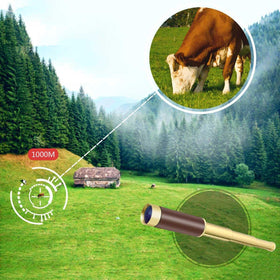 Aubric compact telescope suitable for sports events and birdwatching