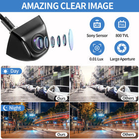 AUCARAUTO night vision delivers clearer images in low light.