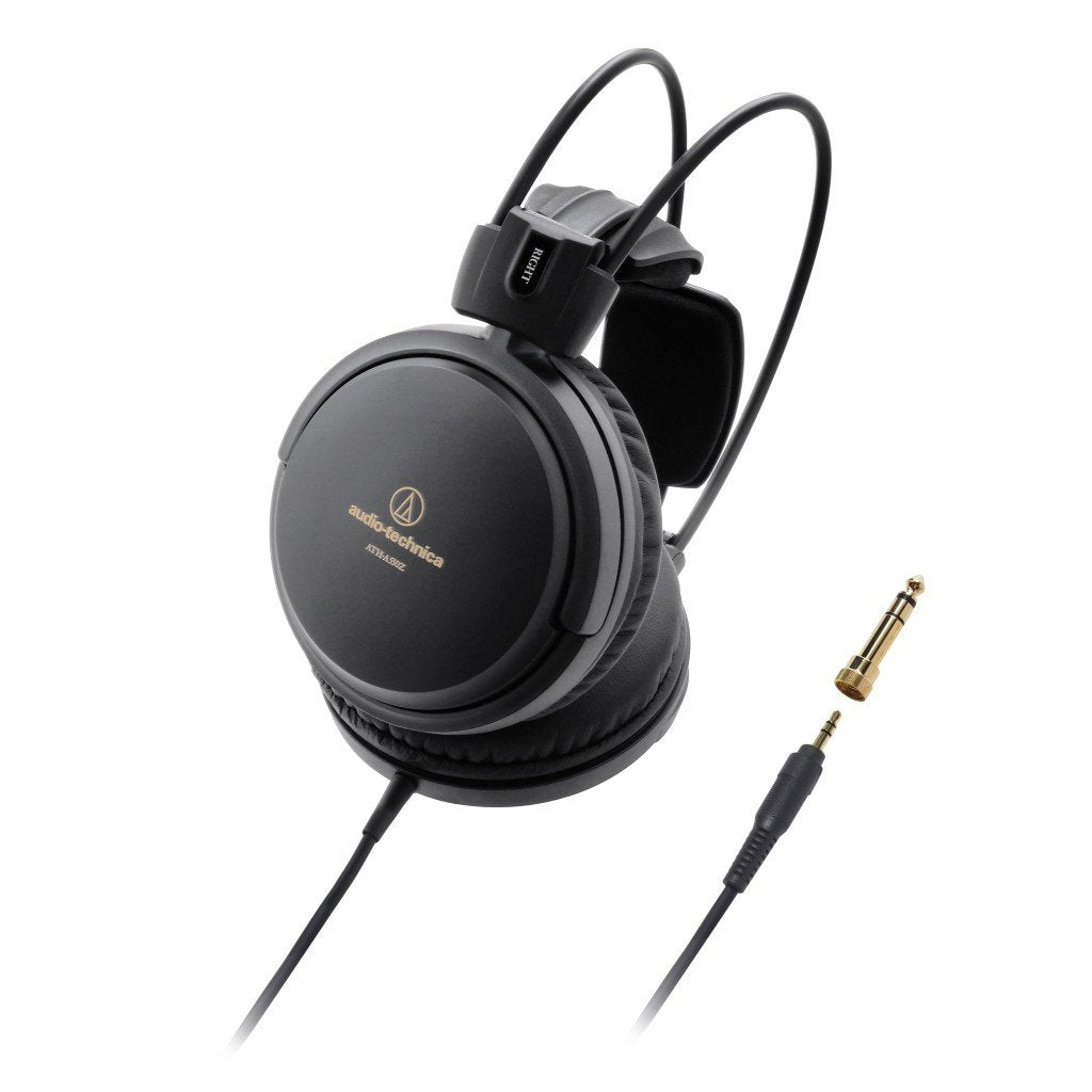 Audio-Technica ATH-A550Z front view emphasizes immersive closed-back listening.