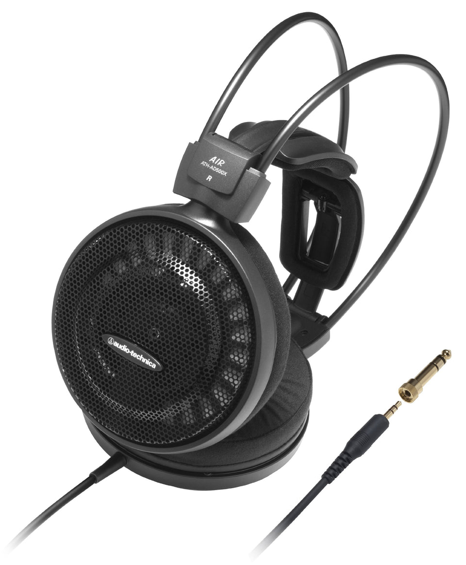 Audio-Technica ATH-AD500X open-back design highlights natural sound and comfort.