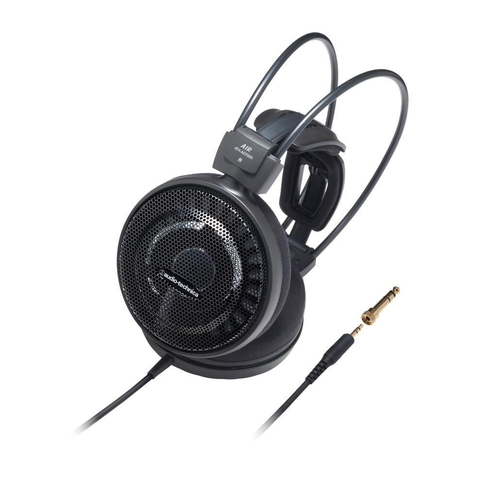Audio-Technica ATH-AD700X self-adjusting 3D Wing Support ensures comfortable, secure fit.