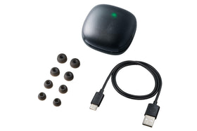 Audio-Technica ATH-CKS50TW2BK worn during travel for immersive sound.