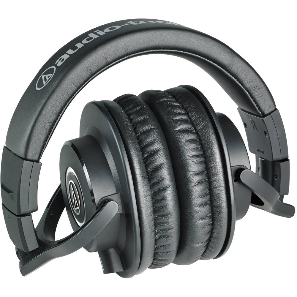 Audio-Technica ATH-M40x detachable cables show versatile connectivity for studio and on-the-go use.